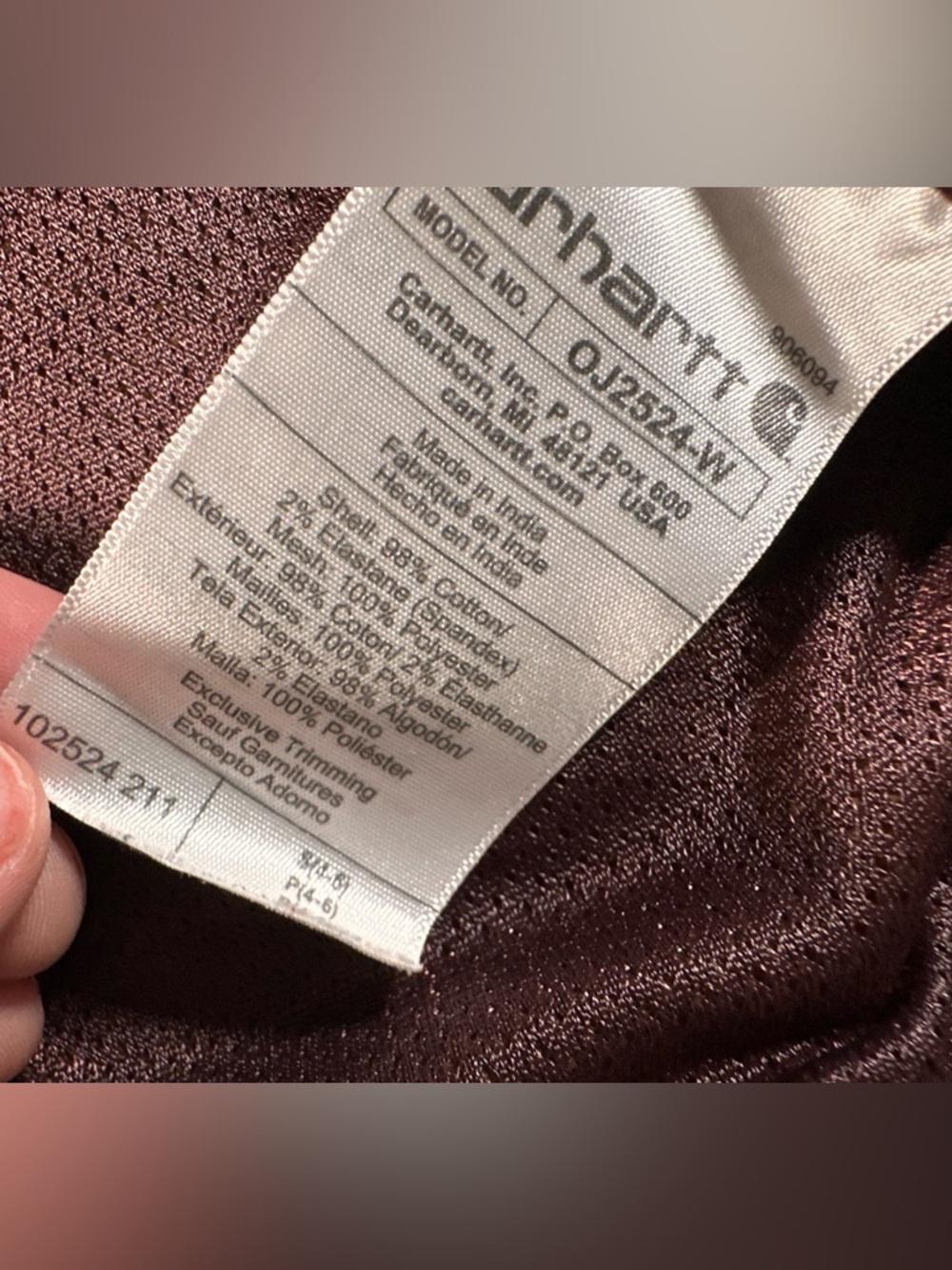 Carhartt Crawford Rugged Flex Full Zip Jacket Brown OJ2524-W Women's Small Y2K - Picture 8 of 13